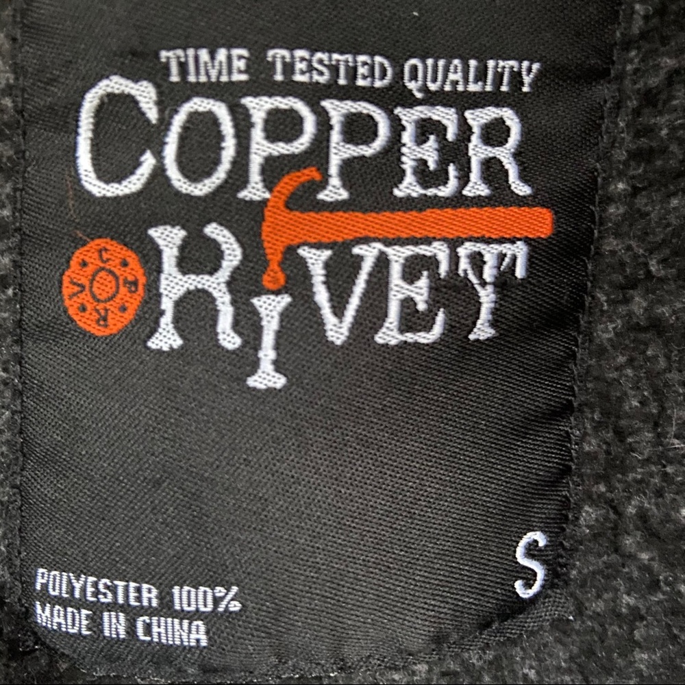 Copper Rivet Zip-up Sweatshirt - Picture 11 of 12